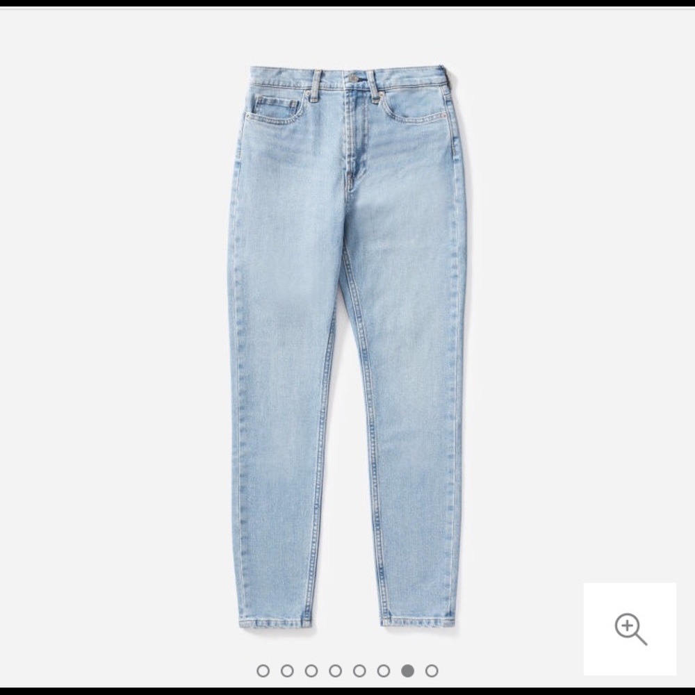Everlane light wash skinny jean